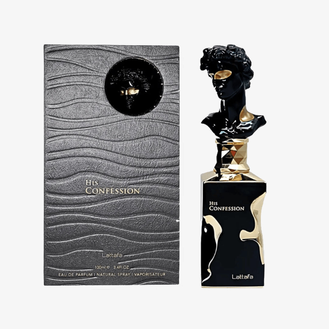 His Confession For Men By Lattafa Eau de Parfum Spray 3.4 oz