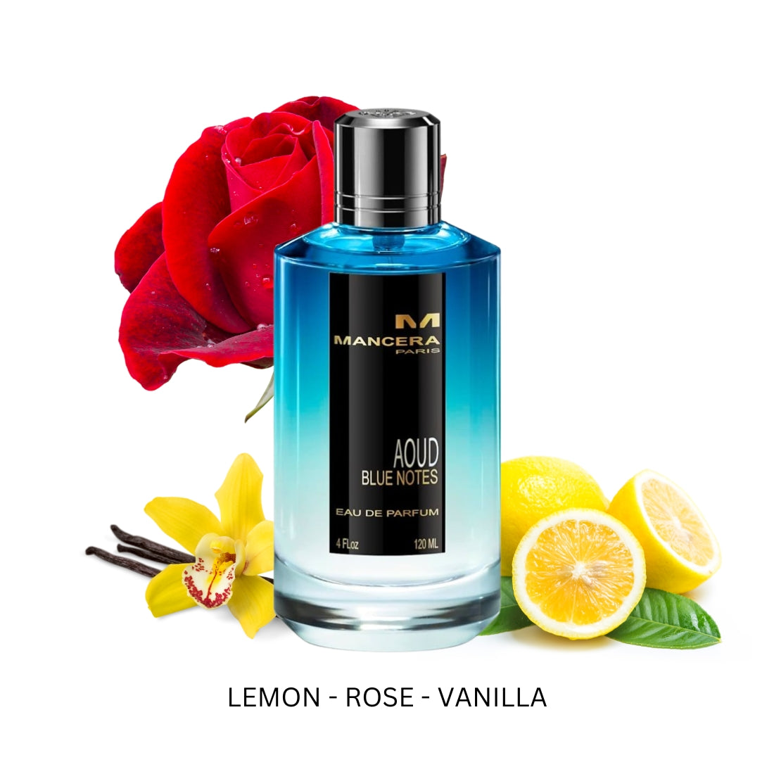 Aoud Blue Notes For Unisex By Mancera Eau de Parfum Spray 4 oz