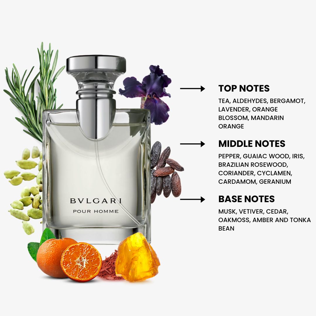 Bvlgari Men's Pour Homme Eau De Toilette Spray | PerfumePlusOutlet