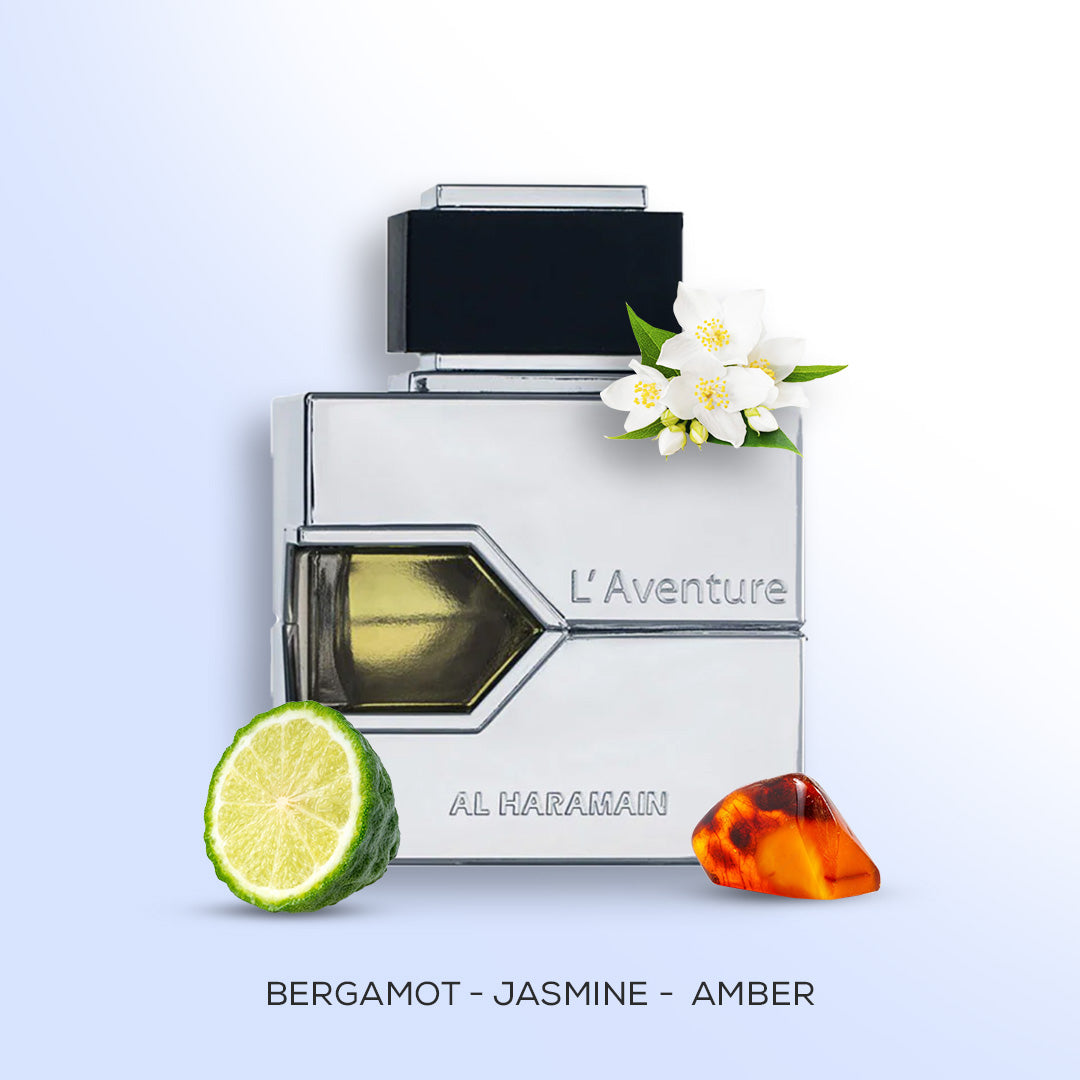 Al Haramain L'aventure for Men Eau de Parfum Spray, 6.7 Oz