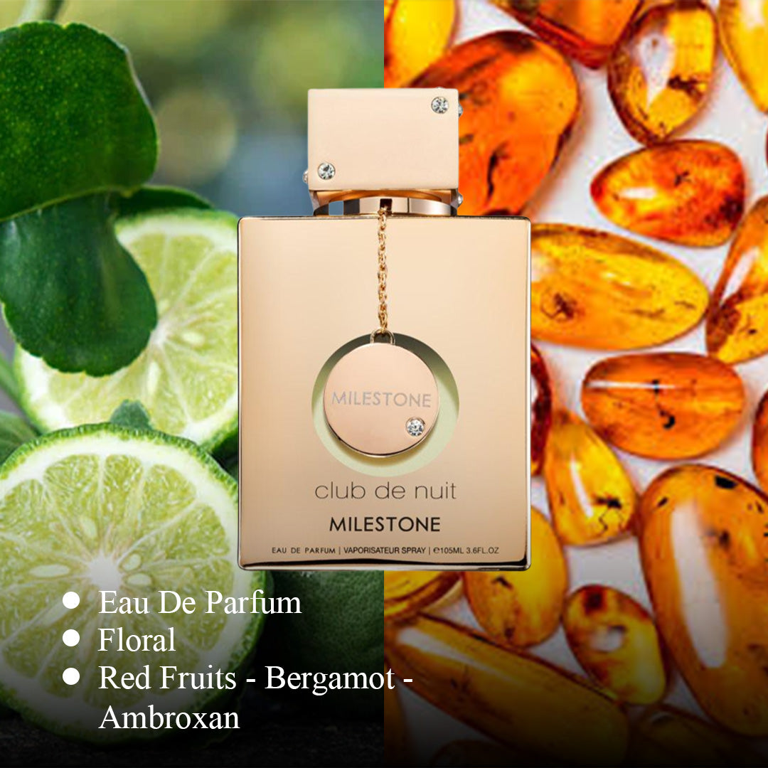 Club De Nuit Milestone Unisex By Armaf Eau de Parfum Spray oz