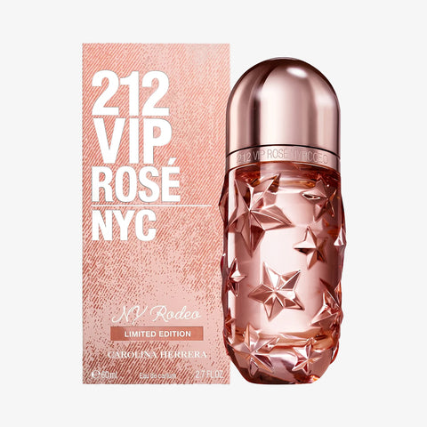 212 VIP Rose Rodeo For Women By Carolina Herrera Eau De Parfum Spray 2.7 oz