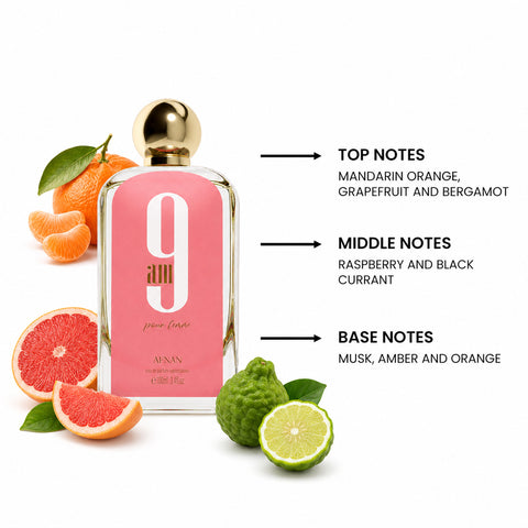 9 AM Pour Femme By Afnan Eau de Parfum 3.4 oz