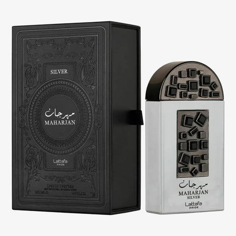 Maharjan Silver by Lattafa Eau De Parfum Spray 3.4 oz