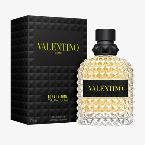 Valentino Uomo Born In Roma Yellow Dream For Men By Valentino Eau De Toilette 3.4 oz