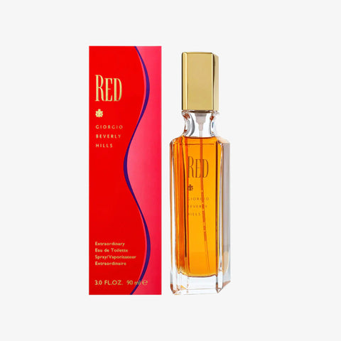 Red for Women by Giorgio Beverly Hills Eau De Toilette Spray 3 oz
