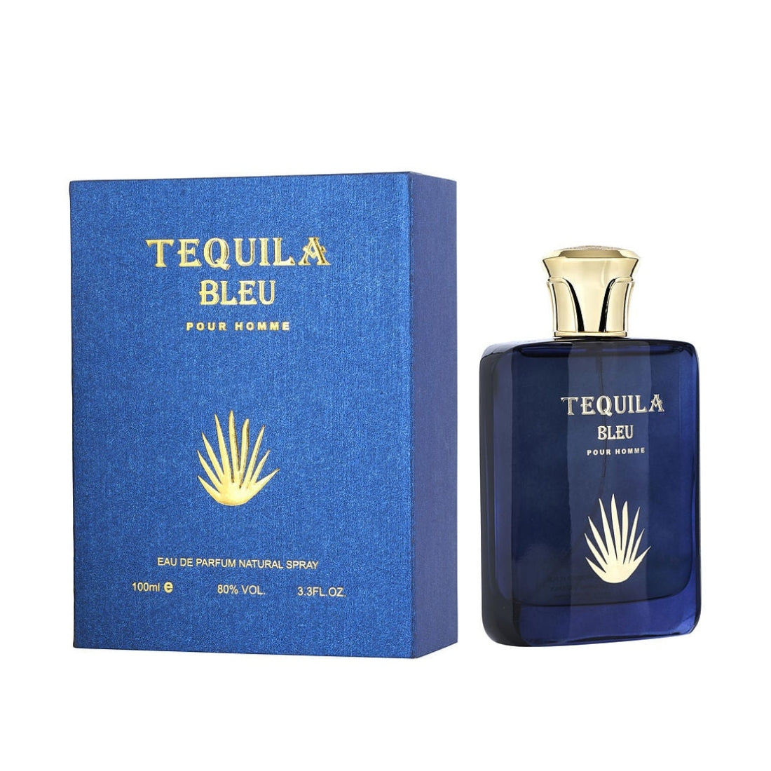 Tequila Pour Homme Bleu by Tequila Perfumes - 3.3 oz Eau de Parfum Spray - Men