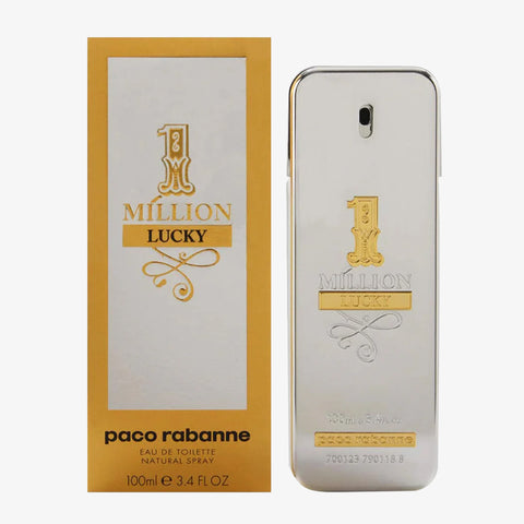 1 Million Lucky for Men by Paco Rabanne Eau de Toilette Spray