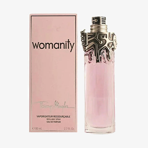 Womanity For Women by Thierry Mugler Eau de Parfum Refillable Spray 2.7 oz