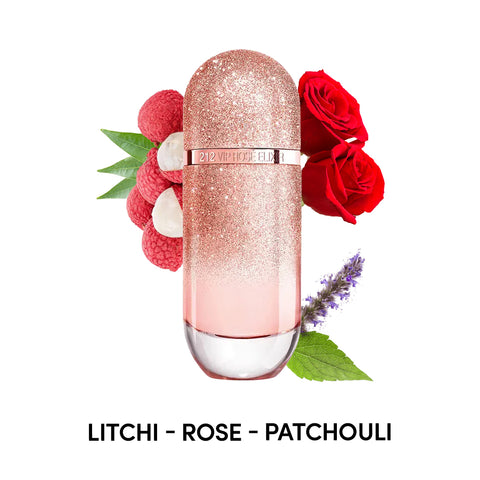 212 VIP Rose Elixir For Women By Carolina Herrera Eau De Parfum 2.7 oz