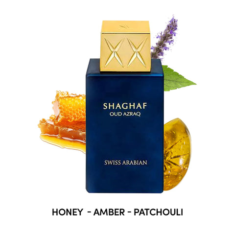 Shaghaf Oud Azraq By Swiss Arabian Eau De Parfum Spray 2.5 oz