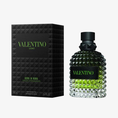 Valentino Uomo Born In Roma Green For Men By Valentino Eau de Toilette 3.4 oz
