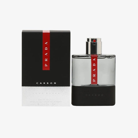 Luna Rossa Carbon For Men By Prada Eau de Toilette Spray 3.4 oz