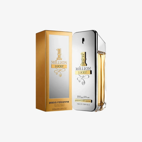 1 Million Lucky for Men by Paco Rabanne Eau de Toilette Spray 6.8 oz