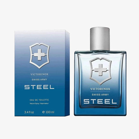 Swiss Army Steel For Men By Victorinox Eau De Toilette Spray 3.4 oz