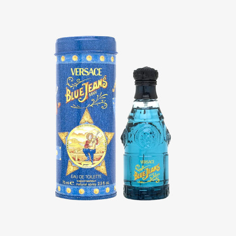 Blue Jeans For Men By Versace Eau De Toilette Spray 2.5 oz
