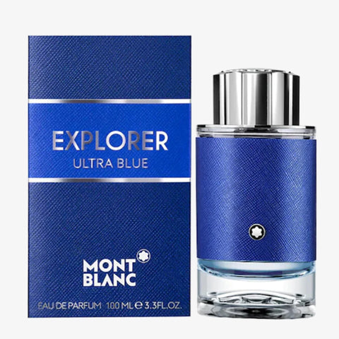 Explorer Ultra Blue for Men By Mont Blanc Eau de Parfum 3.3 oz