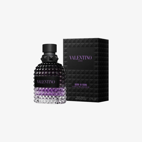 Valentino Uomo Born In Roma Purple Melancholia For Men Eau de Toilette Spray 1.7 oz