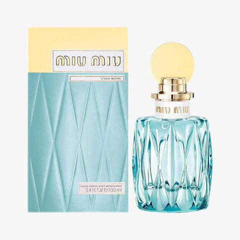 Miu Miu L'eau Bleue For Women By Miu Miu Eau De Parfum Spray 3.4 Oz