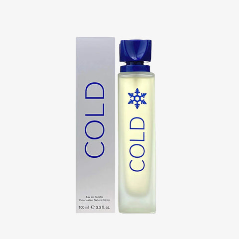 Cold For Men By Benetton Eau De Toilette Spray 3.4 oz