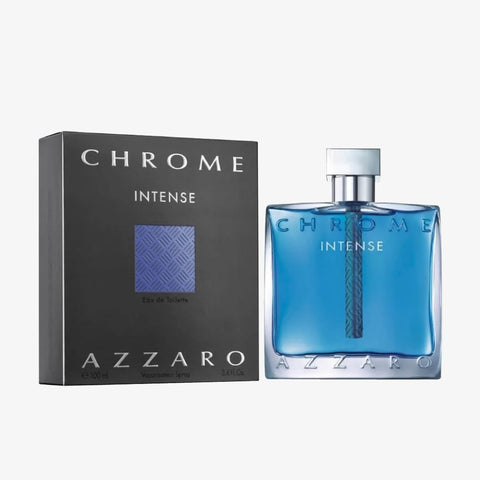 Chrome Intense For Men By Azzaro Eau De Toilette Spray 3.4 oz