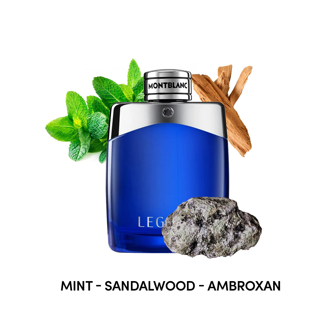 Legend Blue For Men By Mont Blanc Eau De Parfum Spray 3.4 oz
