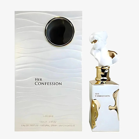 Her Confession For Women by Lattafa Eau De Parfum Spray 3.4 oz