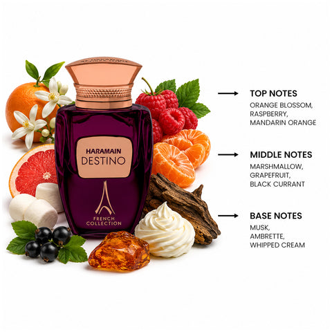 Destino French Collection By Al Haramain Eau De Parfum Spray 3.3 oz