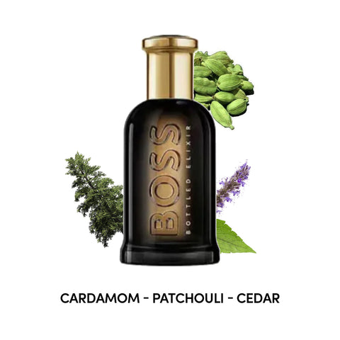 Boss Bottled Elixir For Men By Hugo Boss Parfum Spray 1.7 oz