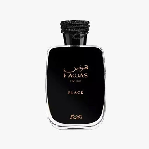 Hawas Black For Men By By Rasasi Eau De Parfum Spray 3.3 oz
