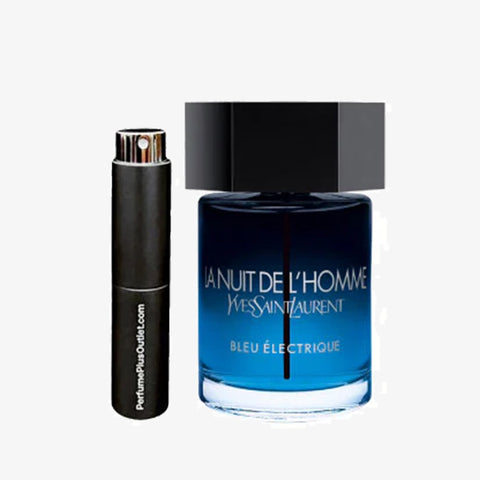 Travel Spray 0.27 oz La Nuit De L'Homme Electrique For Men By YSL Yves Saint Laurent