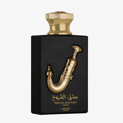 Ishq Al Shuyukh Gold by Lattafa Eau De Parfum Spray 3.4 oz