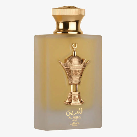 Al Areeq Gold For Men by Lattafa Eau De Parfum Spray 3.4 oz