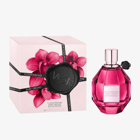 Flowerbomb Ruby Orchid For Women By Viktor & Rolf Eau de Parfum Spray 3.4 oz