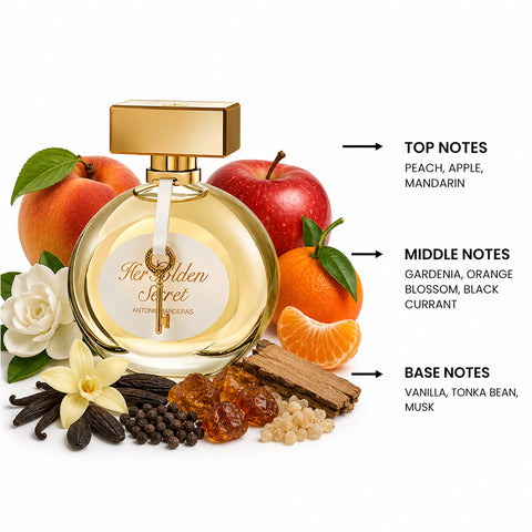 Golden Secret Women by Antonio Banderas Eau De Toilette Spray 2.7 oz