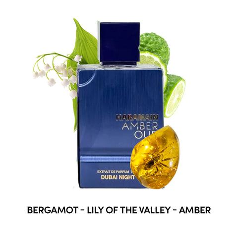 Amber Oud Dubai Night By Al Haramain Extrait de Parfum Spray 2.5 oz