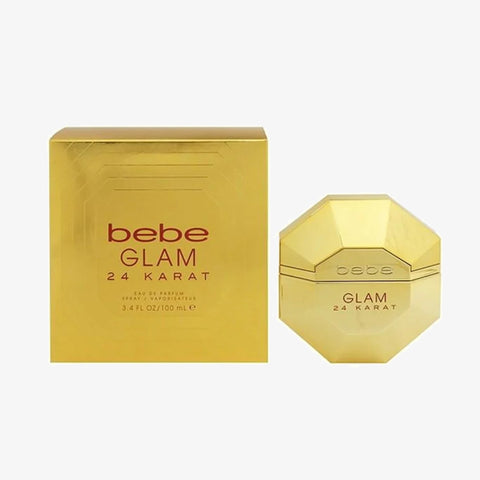 Bebe Glam 24 Karat For Women by Bebe Eau De Parfum Spray 3.4 oz