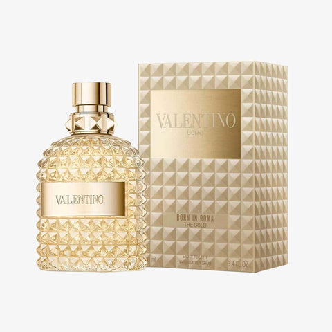 Born In Roma The Gold Uomo For Men Valentino Eau De Toilette 3.4 oz