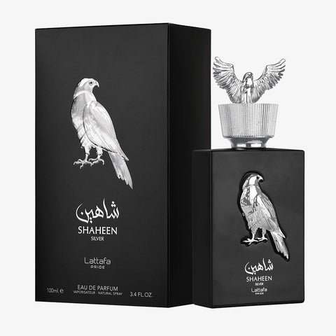 Shaheen Silver by Lattafa Eau De Parfum Spray 3.4 oz