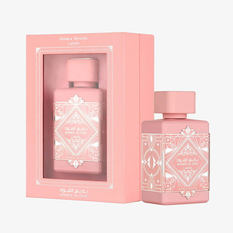 Bade'e Al Oud Noble Blush by Lattafa Eau De Parfum Spray 3.4 oz