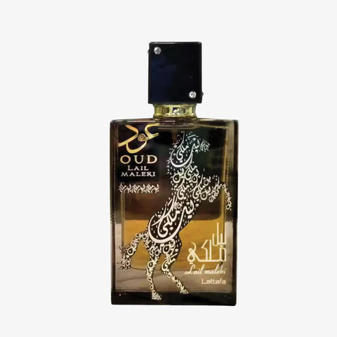Oud Lail Maleki by Lattafa Eau de Parfum Spray 3.4 oz