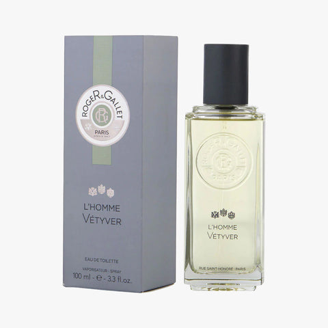 L' Homme Vetyver By Roger & Gallet Eau de Toilette Spray 3.3 oz