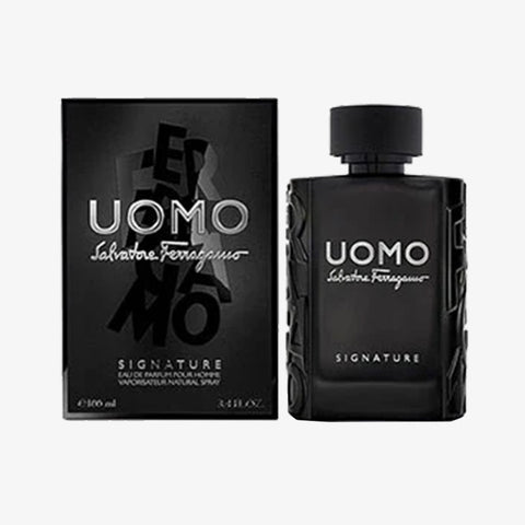 Uomo Signature for Men By Salvatore Ferragamo Eau de Parfum Spray 3.4 oz