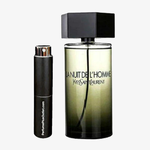 Travel Spray 0.27 oz La Nuit De L'Homme For Men By YSL Yves Saint Laurent
