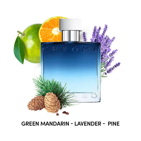 Chrome For Men By Azzaro Eau de Parfum Spray 3.4 oz