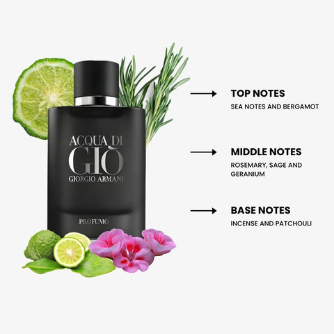 Acqua Di Gio Profumo For Men By Giorgio Armani Parfum Spray