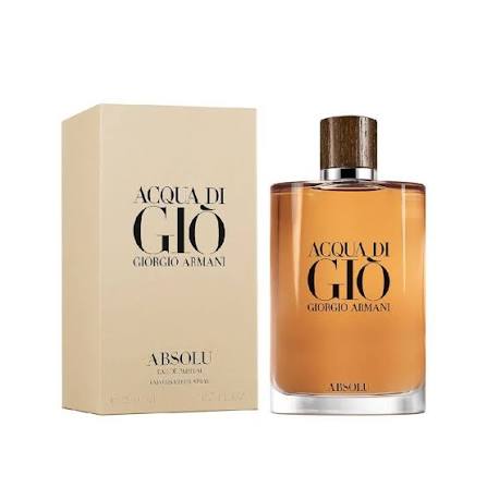 Acqua di Gio Absolu For Men By Giorgio Armani Eau de Parfum Spray 4.2 oz