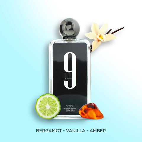 Afnan 9 PM For Men By Afnan Eau De Parfum 3.4 Oz