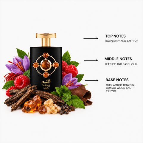 Al Qiam Gold For Men by Lattafa Eau de Parfum Spray 3.4 oz