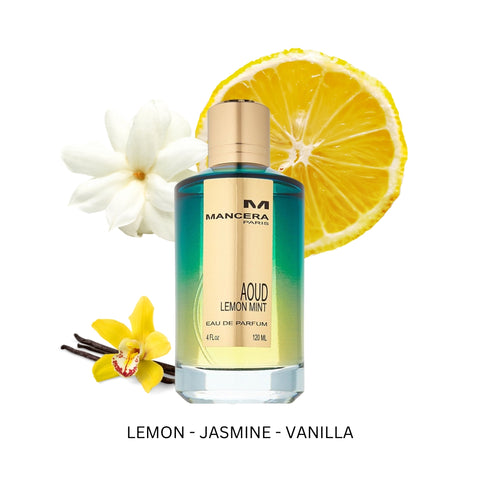 Aoud Lemon Mint Unisex By Mancera Eau de Parfum Spray 4 oz